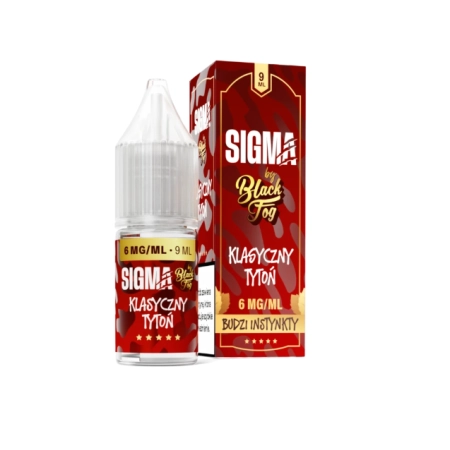Liquid Sigma by Black Fog 6mg 9ml Klasyczny Tytoń