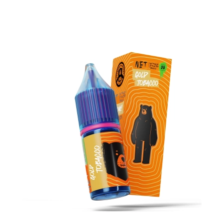 Liquid Go Bears Salt Net 10ml 20mg Gold Tobacco