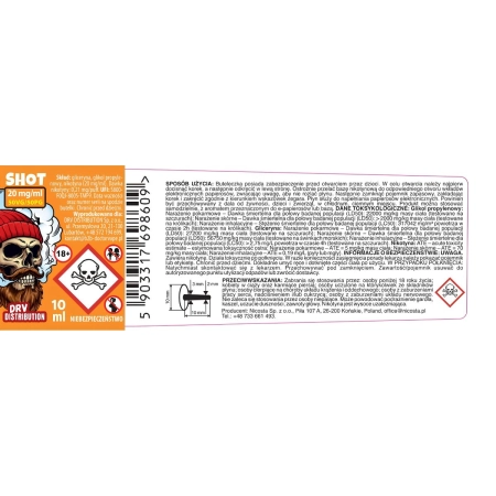 Baza Shot Doctor Vape 50/50 10ml 20mg