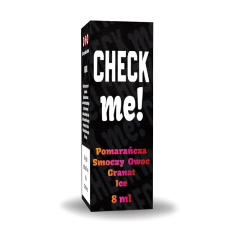 Longfill Aromat CHECK me! 8/10ml Pomarańcza Smoczy Owoc Granat Ice