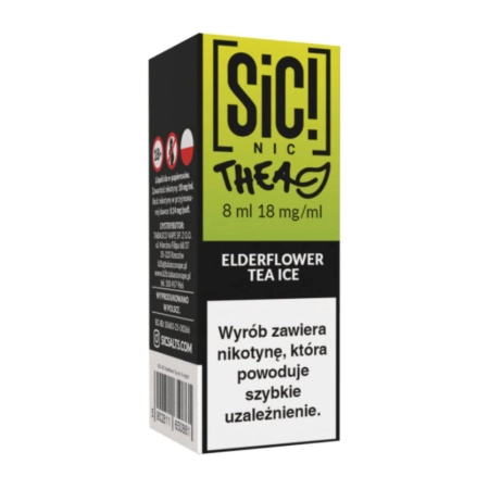 Liquid SIC! NIC 8ml 18mg Elderflower Tea Ice – Thea