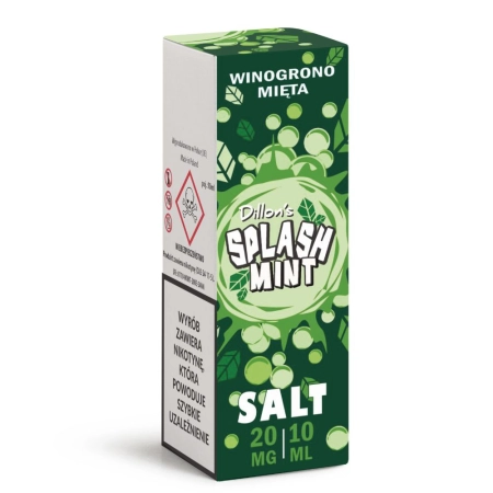 Liquid Splash Mint Salt 20mg 10ml Winogrono Mięta