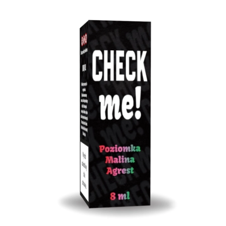 Longfill Aromat CHECK me! 8/10ml Poziomka Malina Agrest