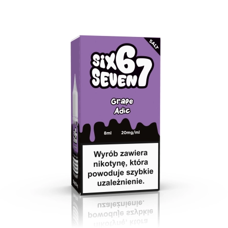 Liquid Six Seven 67 Salt 20mg 8ml Grape Adic