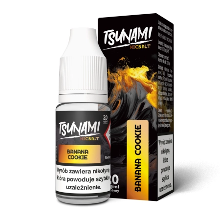 Liquid Tsunami Salt 10ml Banana Cookie 20mg