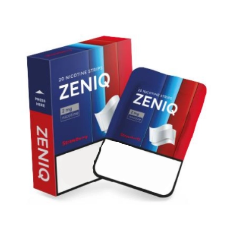 Listki Nikotynowe ZENIQ – Strawberry Ice 2mg AKCYZA