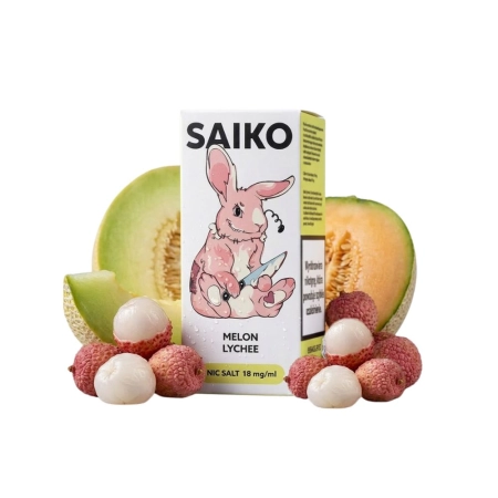 Liquid SAIKO Salt 18mg 9ml Melon Lychee