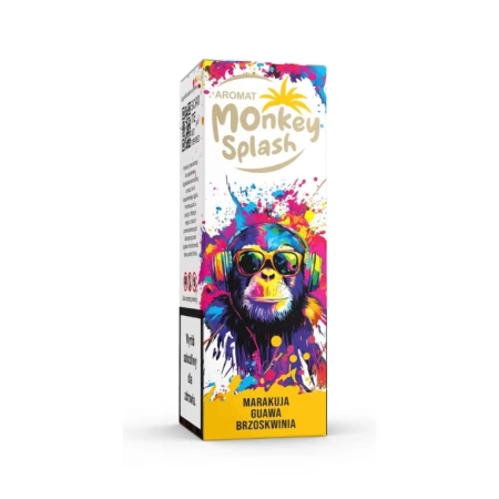 Longfill Aromat Monkey Splash 8/10ml Marakuja Guawa Brzoskwinia