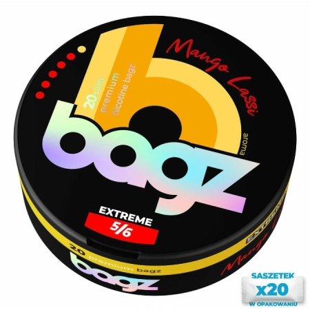 Woreczki nikotynowe BAGZ Mango Lassi 5/6 20mg Snus AKCYZA