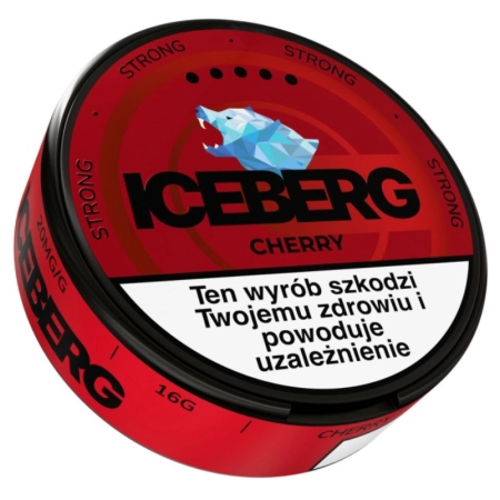 Woreczki nikotynowe ICEBERG 20mg – Cherry Snus AKCYZA