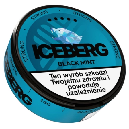 Woreczki nikotynowe ICEBERG 20mg – Black Mint Snus AKCYZA