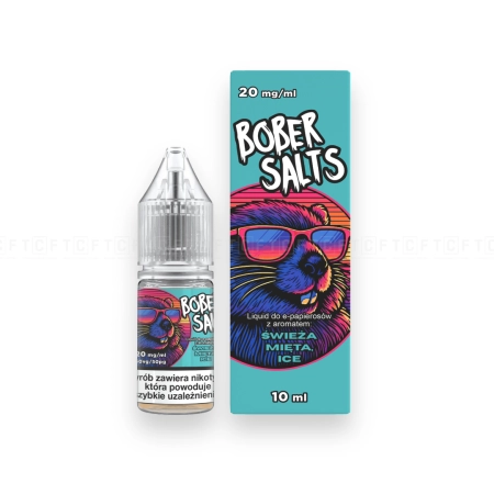 Liquid Bober Salts 20mg 10ml Świeża Mięta Ice