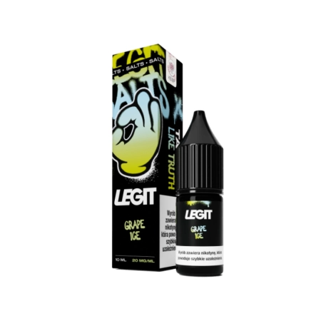 Liquid Legit Salt 20mg 10ml Grape Ice