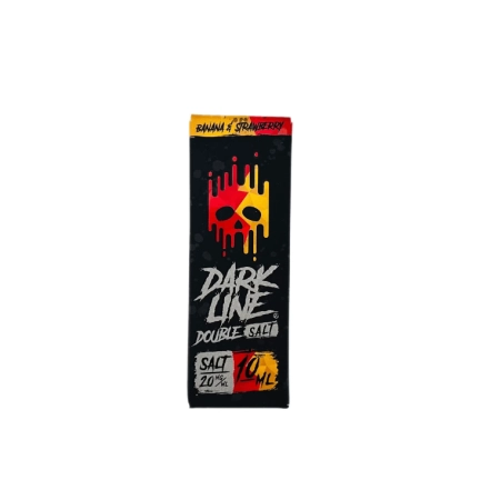 Liquid Dark Line Double Salt 10ml Banana Strawberry 20mg