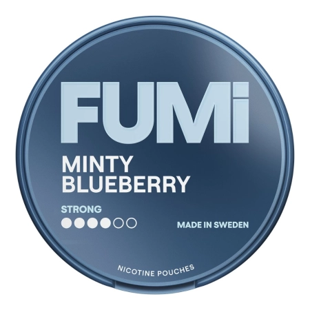 Woreczki nikotynowe FUMI 8mg – Minty Blueberry Strong Snus AKCYZA