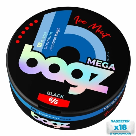 Woreczki nikotynowe BAGZ Ice Mint 6/6 20mg Snus AKCYZA