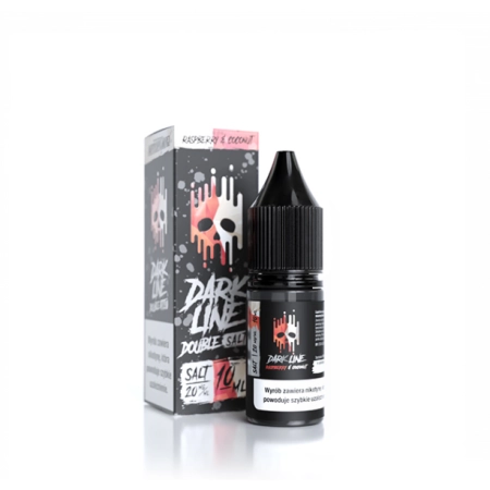 Liquid Dark Line Double Salt 10ml Raspberry Coconut 20mg