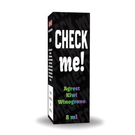 Longfill Aromat CHECK me! 8/10ml Agrest Kiwi Winogrono