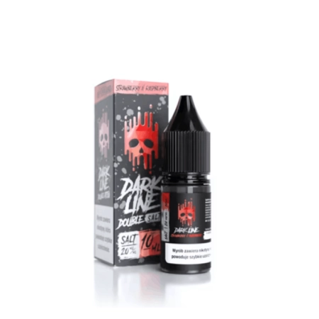 Liquid Dark Line Double Salt 10ml Strawberry Raspberry 20mg