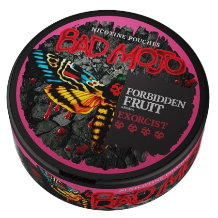 Woreczki nikotynowe BAD MOJO 20mg – Forbidden Fruit 4/4 Exorcist Snus AKCYZA