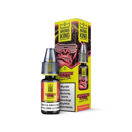 Liquid Aroma King Gorilla Salt 20mg 10ml Grapefruit Bubble Tea