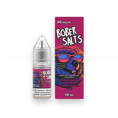 Liquid Bober Salts 20mg 10ml Winogrono Mango Marakuja Ice