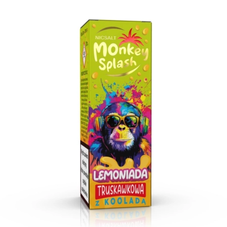 Liquid Monkey Splash 10ml 20mg Lemoniada Truskawkowa z Kooladą