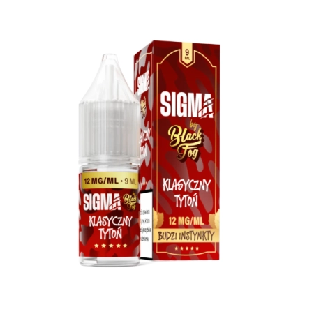 Liquid Sigma by Black Fog 12mg 9ml Klasyczny Tytoń