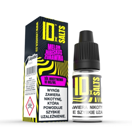 Liquid ID Salts Melon Hibiskus Żurawina 18 mg 9ml