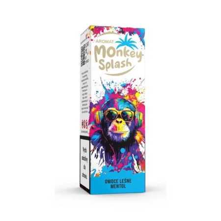 Longfill Aromat Monkey Splash 8/10ml Owoce Leśne Mentol