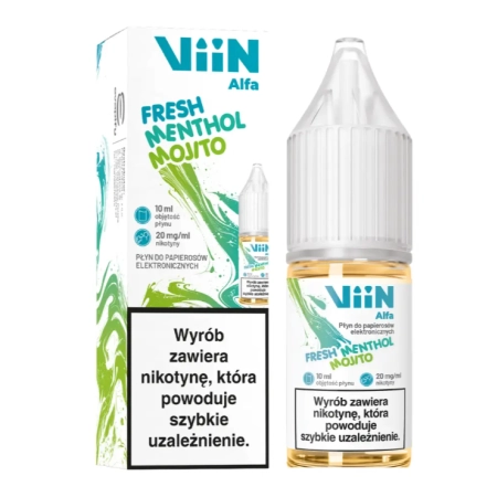 Liquid VIIN Alfa Salts 20mg 10ml Fresh Menthol Mojito
