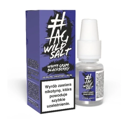 Liquid #TAG Salt Wild 10ml White Grape Blackberry 20mg