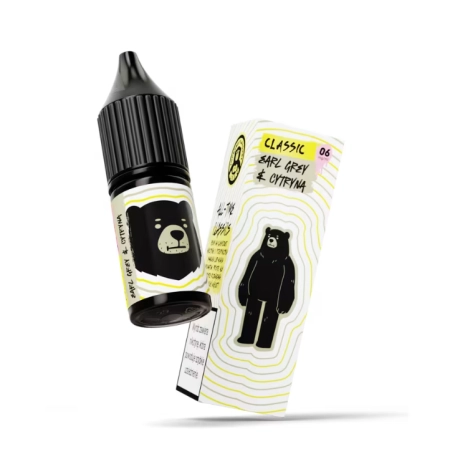 Liquid GO BEARS Classic 6mg 10ml Earl Grey Cytryna