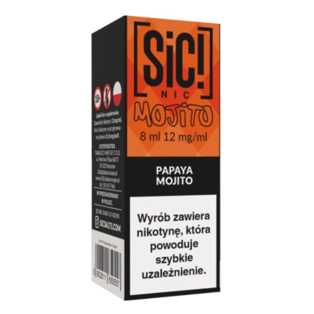 Liquid SIC! NIC 8ml Papaya Mojito 12mg