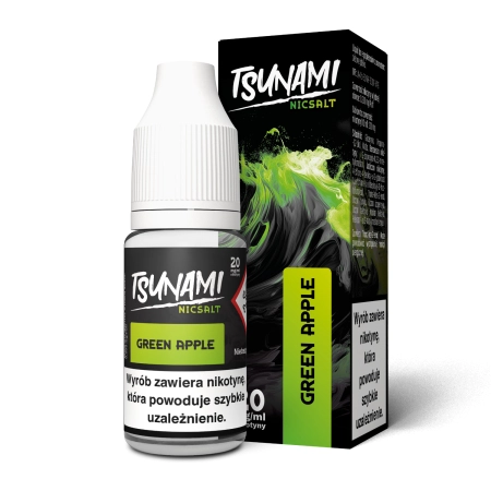 Liquid Tsunami Salt 10ml Green Apple 20mg