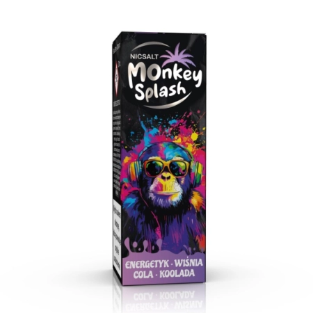 Liquid Monkey Splash 10ml 20mg Energetyk Wiśnia Cola Koolada