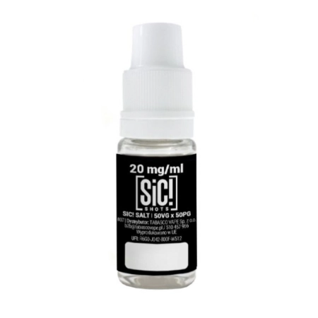 Baza Shot SIC! Base Salt 50/50 10ml 20mg