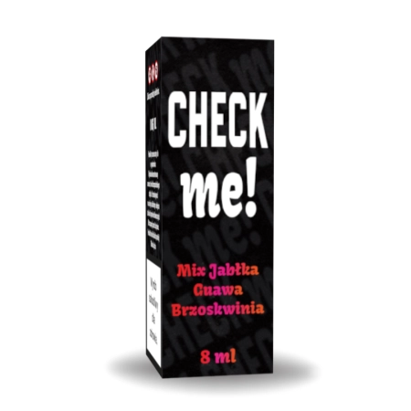 Longfill Aromat CHECK me! 8/10ml Mix Jabłka Guawa Brzoskwinia