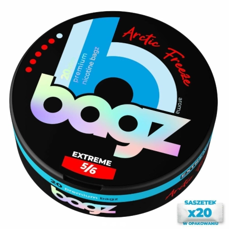 Woreczki nikotynowe BAGZ Arctic Freeze 5/6 20mg Snus AKCYZA