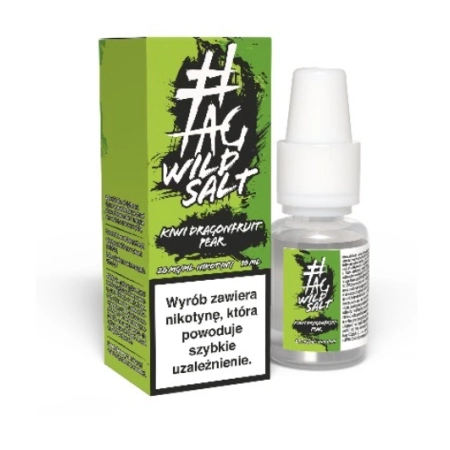 Liquid #TAG Salt Wild 10ml Kiwi Dragonfruit Pear 20mg