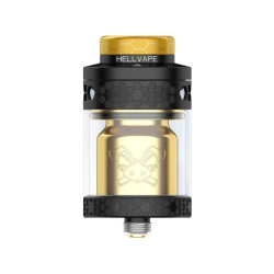 Atomizer HV Dead Rabbit V4 RTA Black Gold (akcyza)