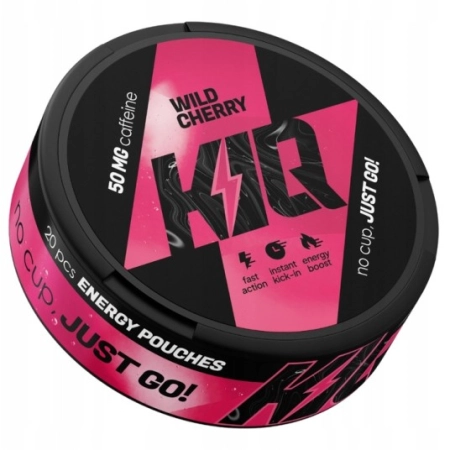 Woreczki Kofeinowe Kiq 50 mg/G Wild Cherry