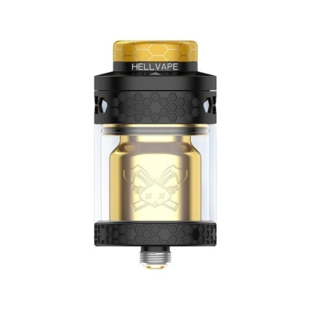 Atomizer HV Dead Rabbit V4 RTA Black Gold (akcyza)