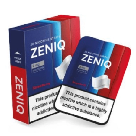 Listki Nikotynowe Zeniq 2 mg Strawberry (akcyza)
