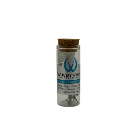 DIY Grzałka Vandy Vape Superfine MTL Fused Clapton 30GA*2+38GA SS316L 0,65OHM– A’10 – NO.7