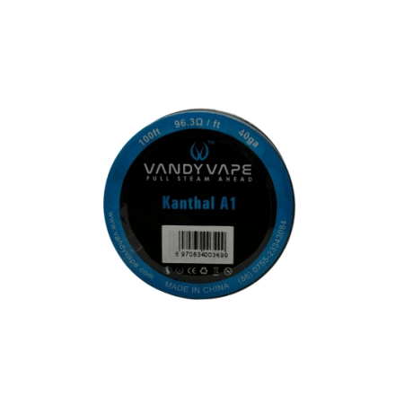 DIY Drut Vandy Vape Kanthal A1 40GA 96,3OHM/FT 100FT - NO.20