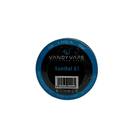 DIY Drut Vandy Vape Kanthal A1 22GA 1,52OHM/FT 15FT - NO.23