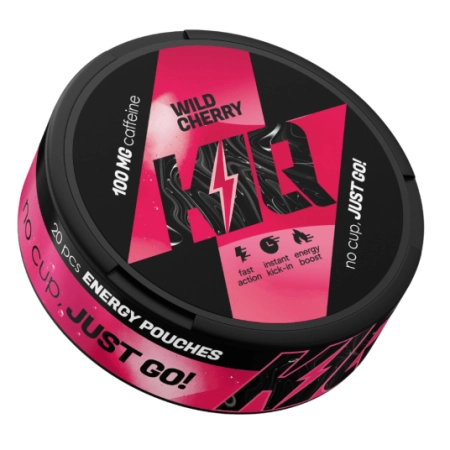 Woreczki Kofeinowe Kiq 100 mg/G Wild Cherry