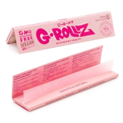Bibułki G-ROLLZ Lightly Dyed Pink King Size