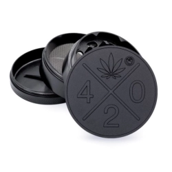 Młynek Metalowy FIRE FLOW Black 420 4cz 60mm